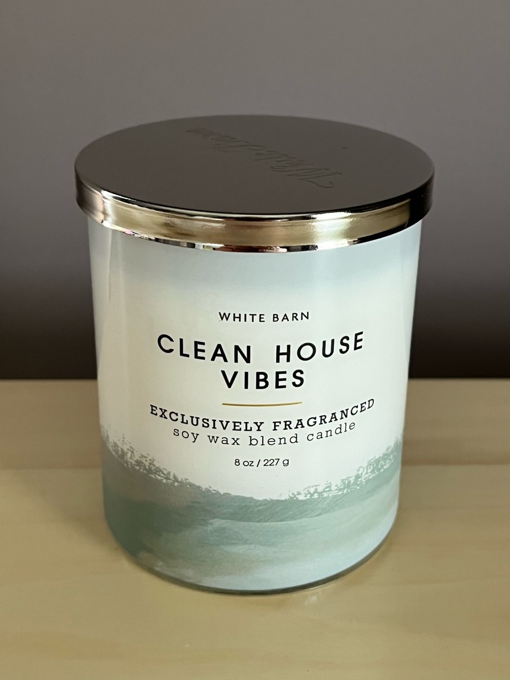 Bath & Body Works White Barn Clean House Vibes Single Wick Candle
